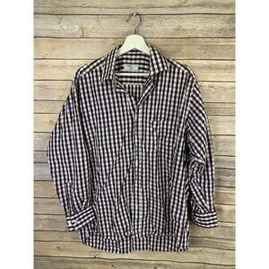 Lorenzo Uomo Mens 16 32/33 Regular Fit Button Down